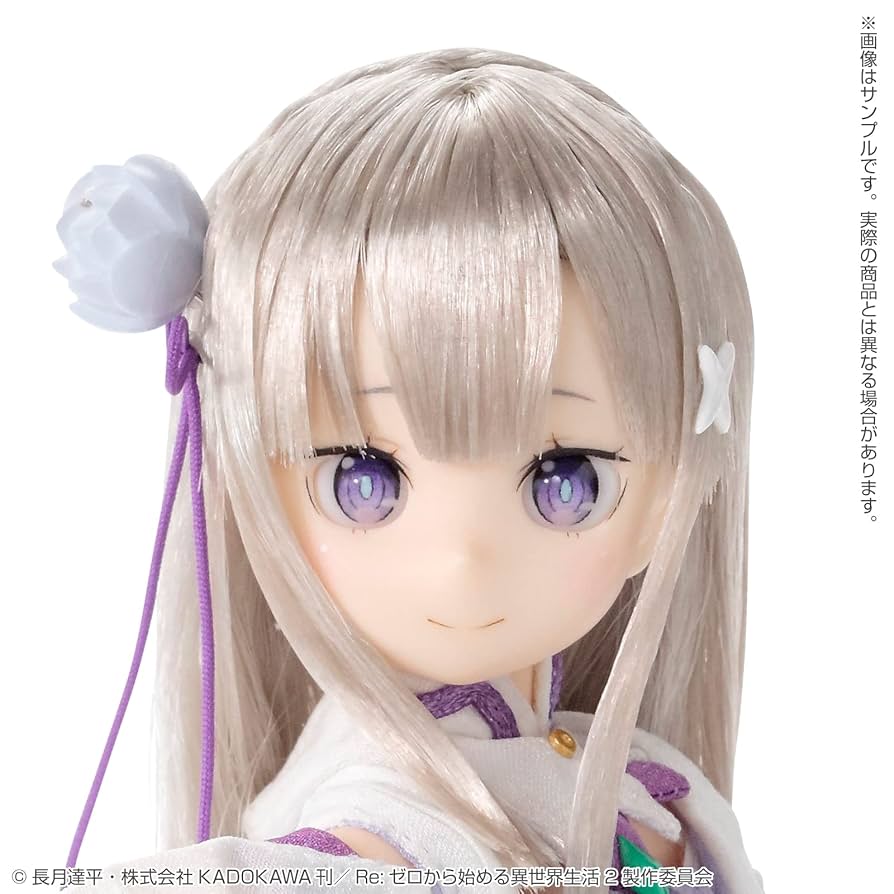ドール エミリア 「Re：ゼロから始める異世界生活」 1/6 あどけなさの残る微笑み顔がキュート！『Re:ゼロから始める異